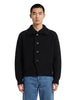 Cardigan in lana con bottoni nero