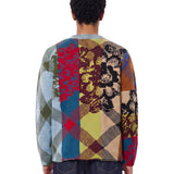 Maglione con design patchwork matadi multicolore 