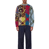 Maglione con design patchwork matadi multicolore 