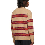 Maglia in lana a righe multicolor 