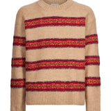 Maglia in lana a righe multicolor 