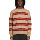 Maglia in lana a righe multicolor 