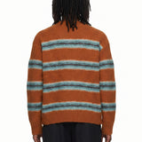 Maglia in lana a righe multicolor 