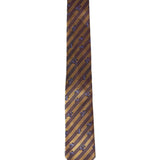 Cravatta con motivo a righe multicolor 