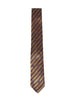 Cravatta con motivo a righe multicolor