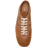 Sneaker in pelle in marrone 