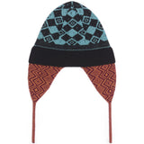 Beanie con motivo jacquard multicolore 