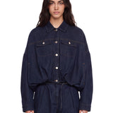 Giacca di jeans vesto in blu 