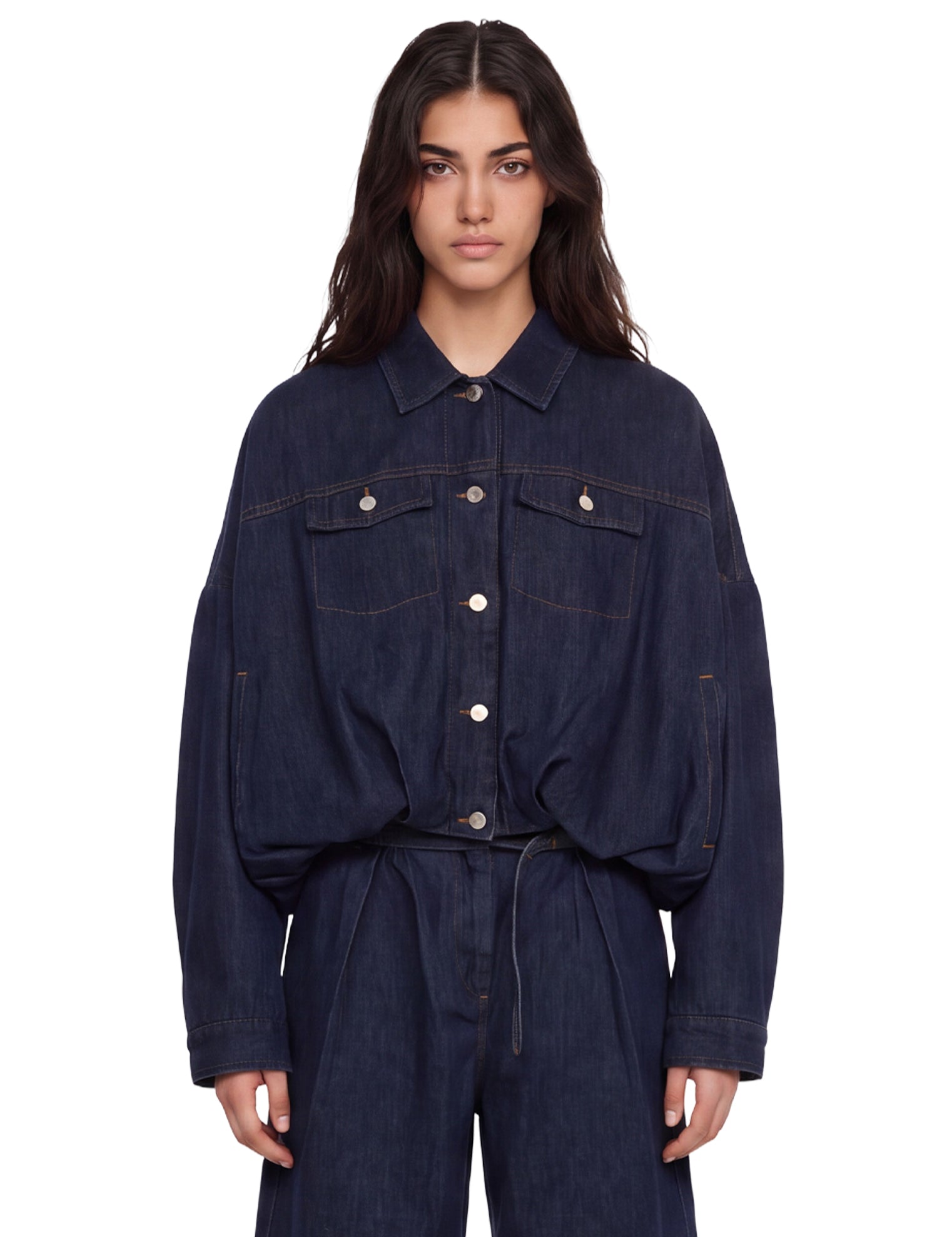 Giacca di jeans vesto in blu 
