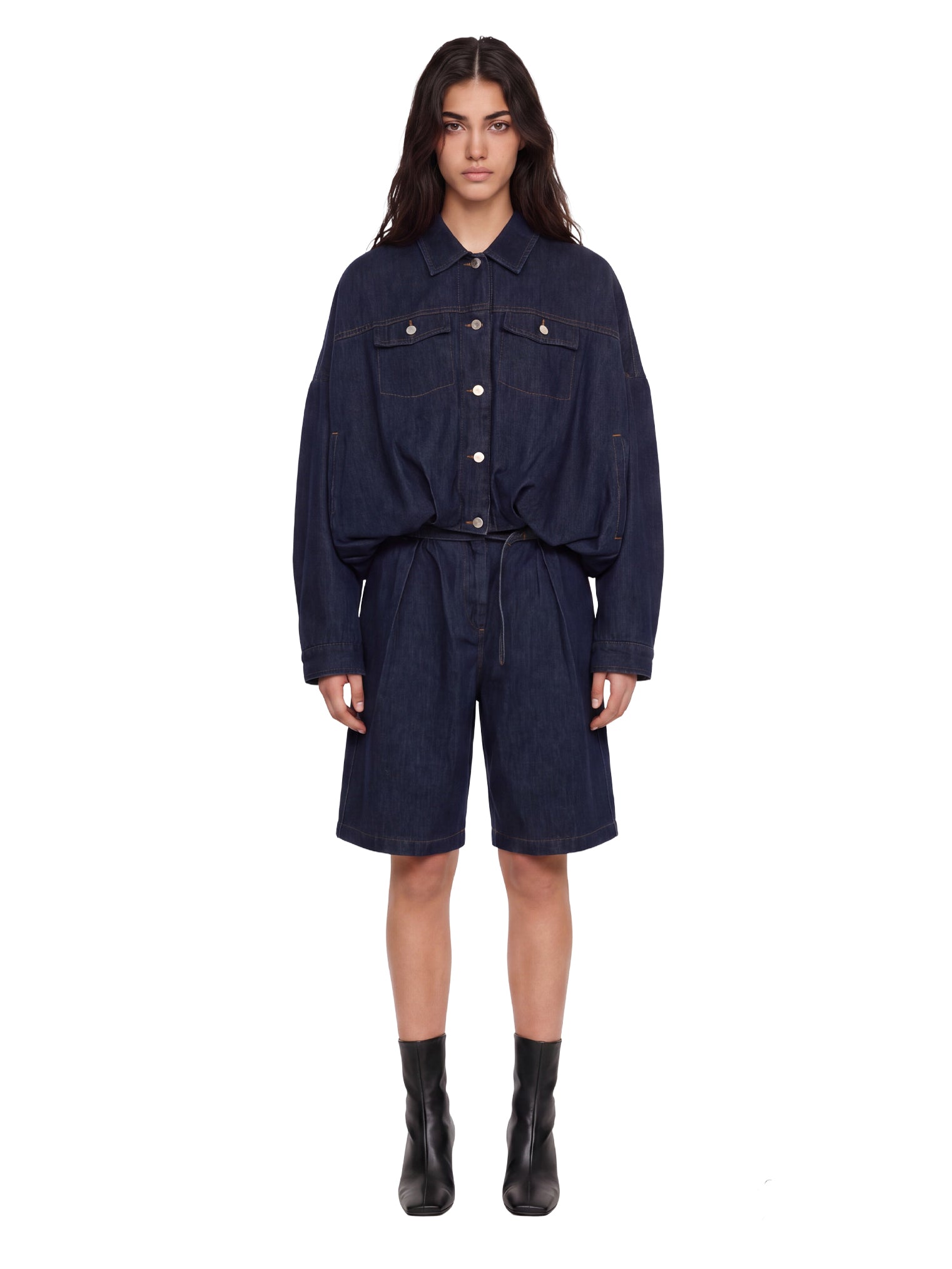 Giacca di jeans vesto in blu 