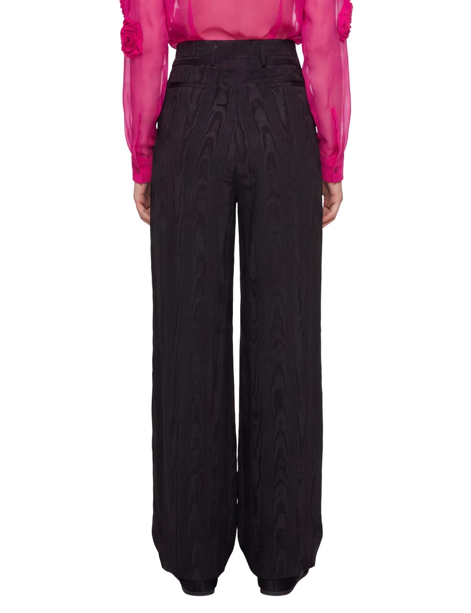Pantaloni a vita alta Peacha in nero 