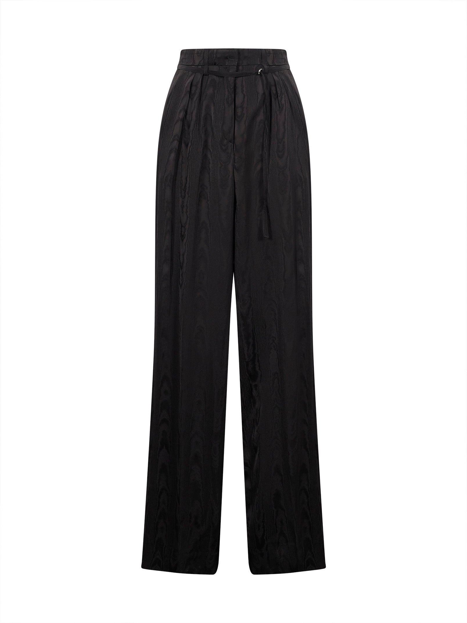 Pantaloni a vita alta Peacha in nero 