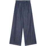 Jeans wide-leg denim indigo 