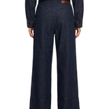 Jeans Penn Den a gamba ampia in blu 