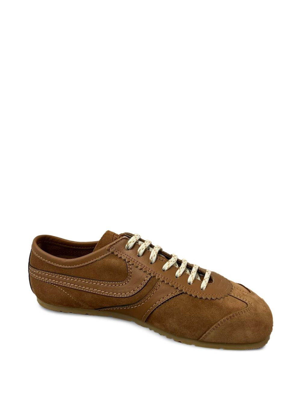 Snekers basse in pelle in marrone Dries Van Noten - donna 