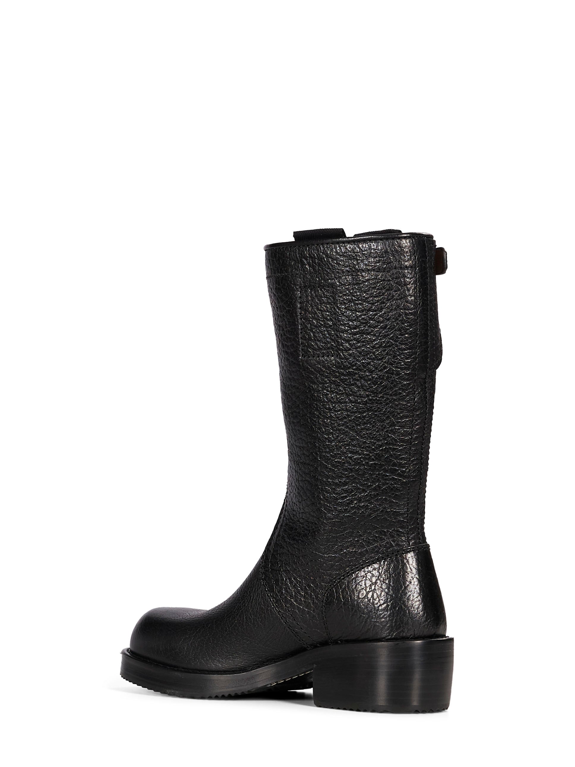 Stivali biker in nero 