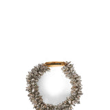Collana con cristalli e perline in argento 
