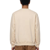 Felpa a girocollo Heritage in beige 