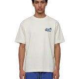 T-shirt a maniche corte con stampa Vine in bianco 