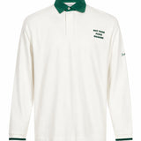 Polo con slogan Not From Paris Madame in bianco e verde 