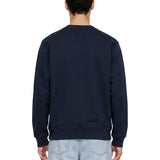 Felpa girocollo drole column in blu 