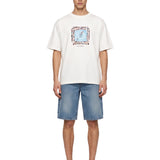 T-shirt a maniche corte Boxers Ring in bianco 