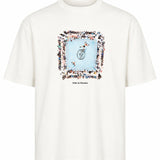 T-shirt a maniche corte Boxers Ring in bianco 