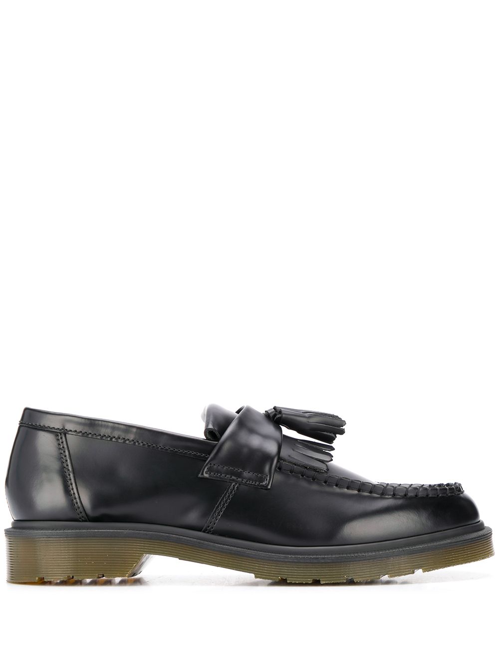 Mocassini Adrian con nappe in nero 