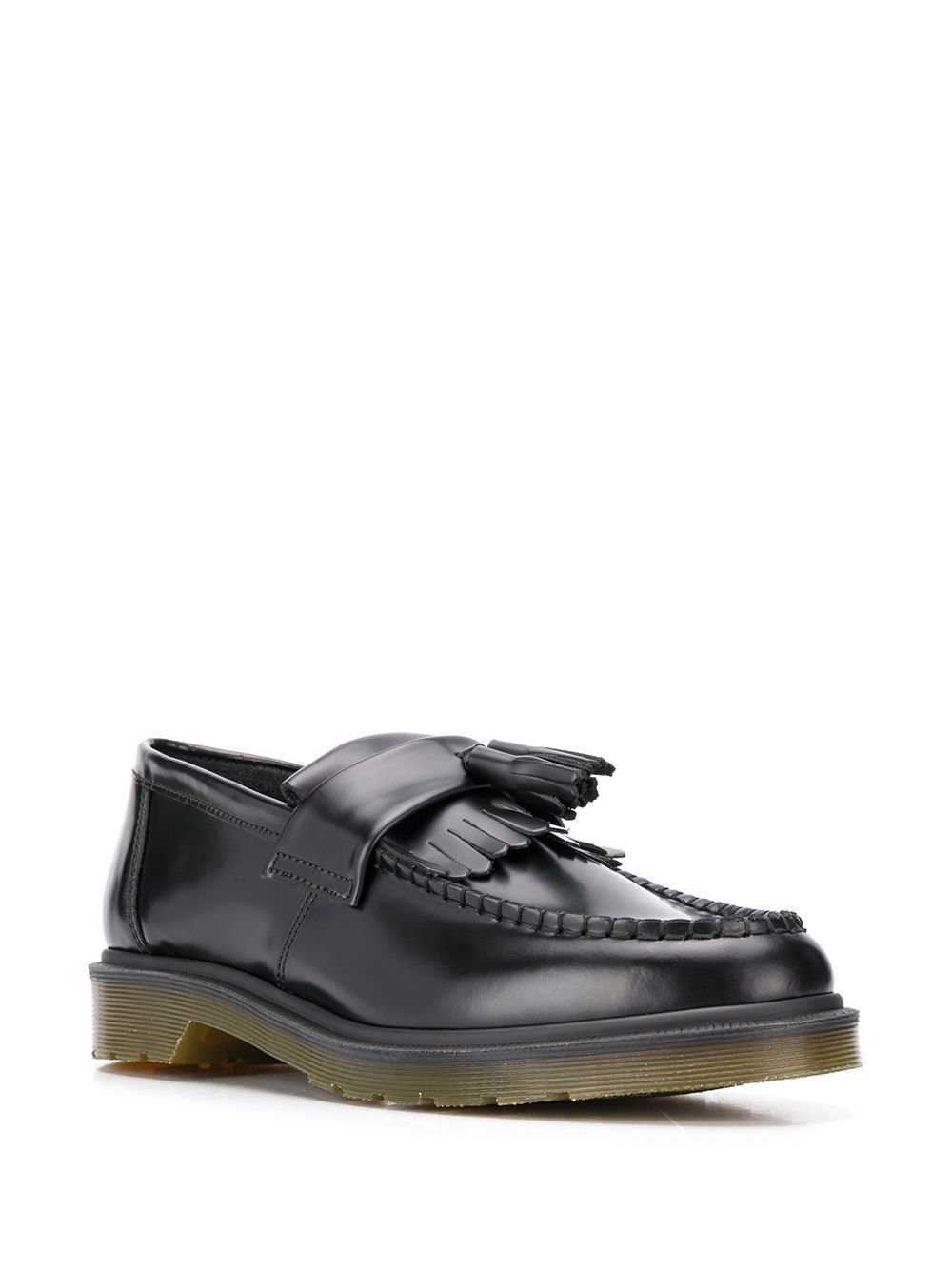 Mocassini Adrian con nappe in nero 