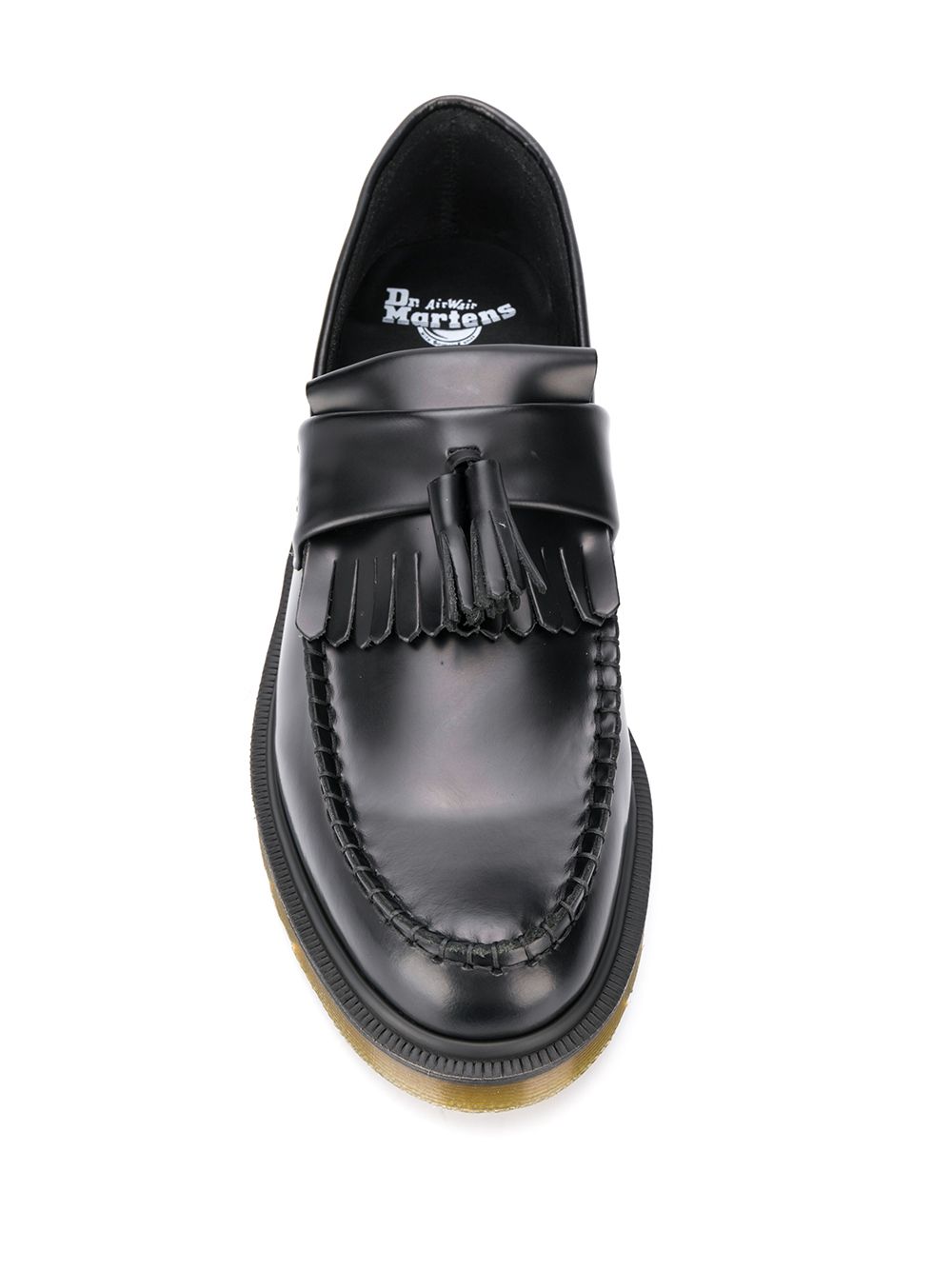 Mocassini Adrian con nappe in nero 