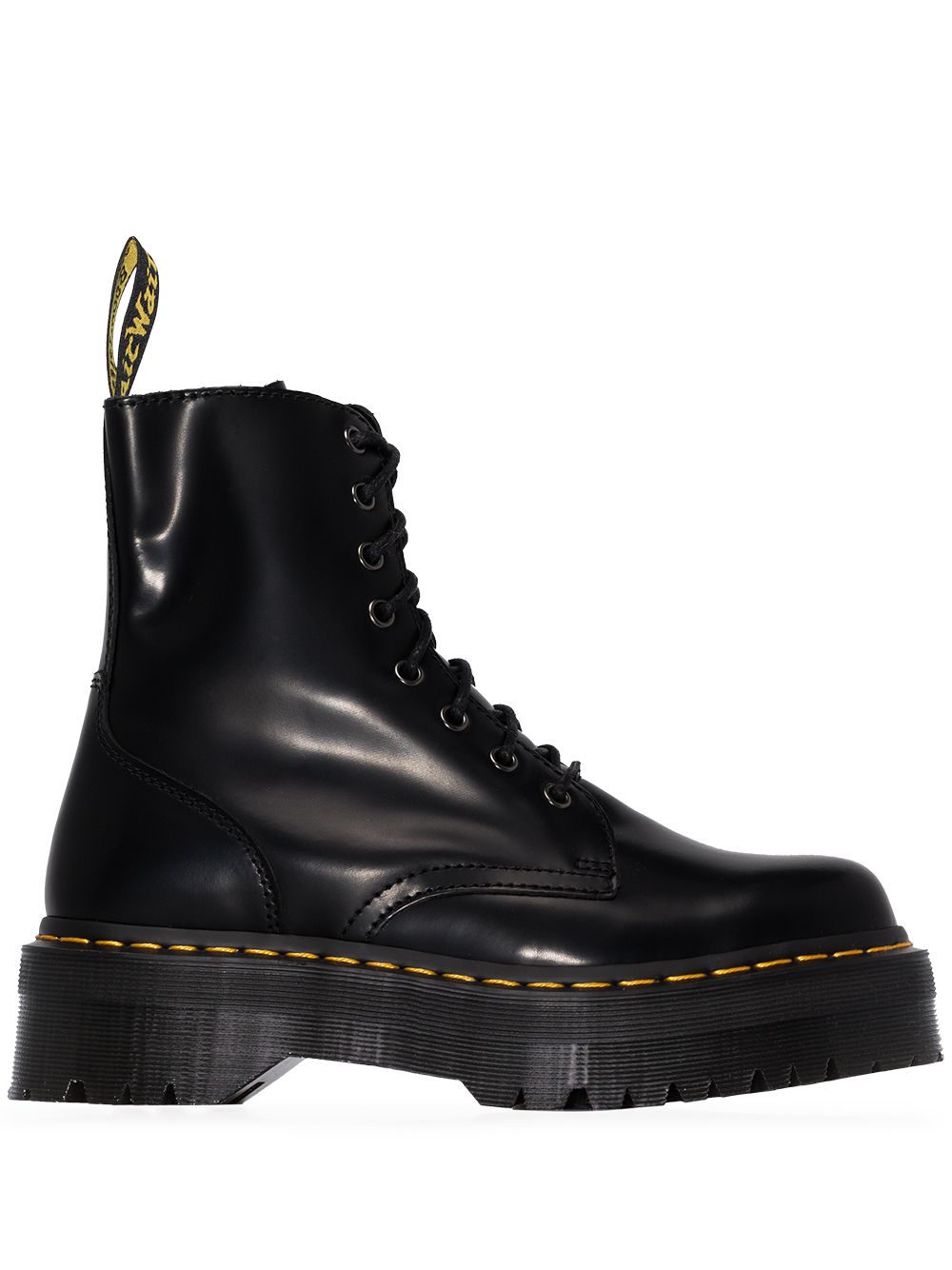 Stivaletti stringati Jadon in nero 