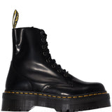 Stivaletti stringati Jadon in nero 