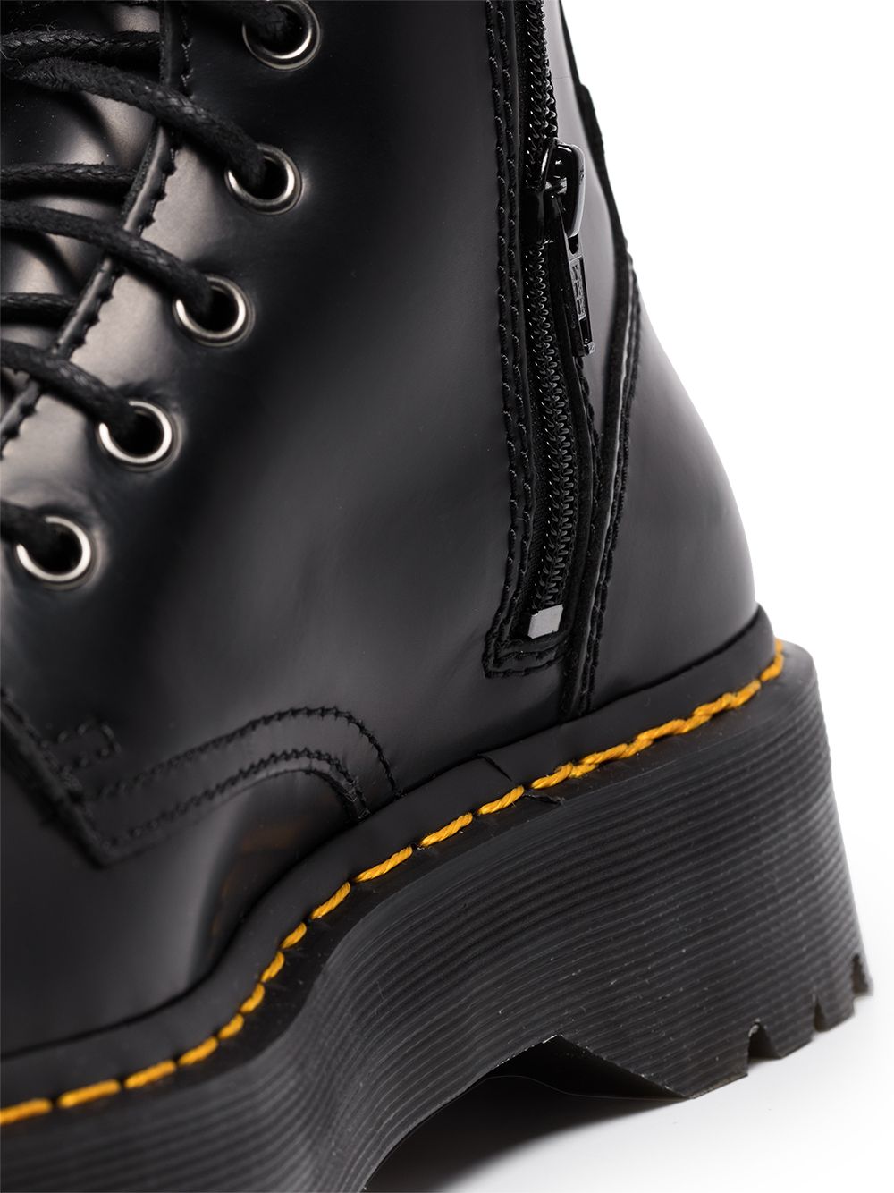 Stivaletti stringati Jadon in nero 