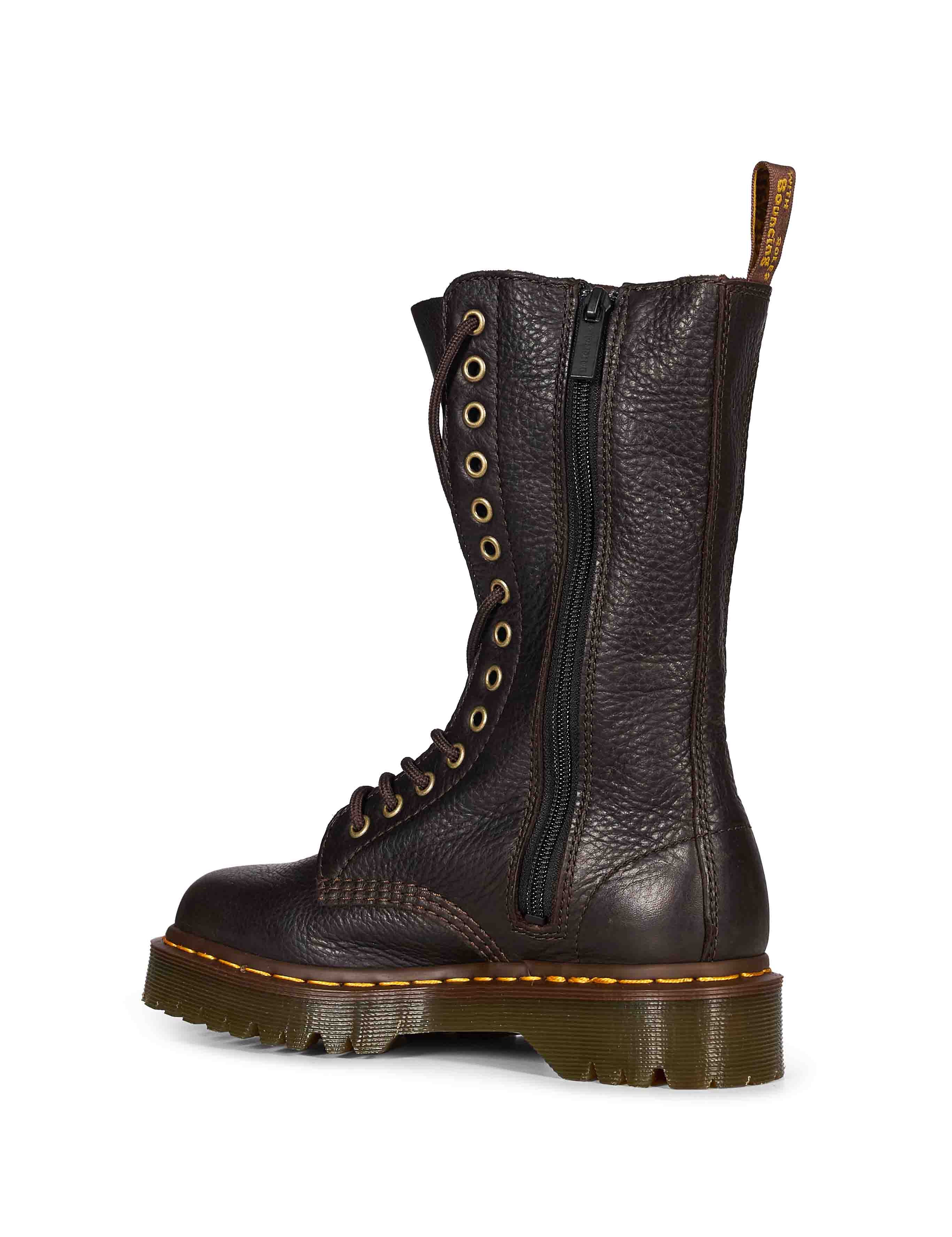 Stivali stringati 1B99 BEX in marrone 