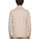 Giacca camicia in beige 