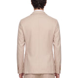 Giacca doppiopetto in beige 