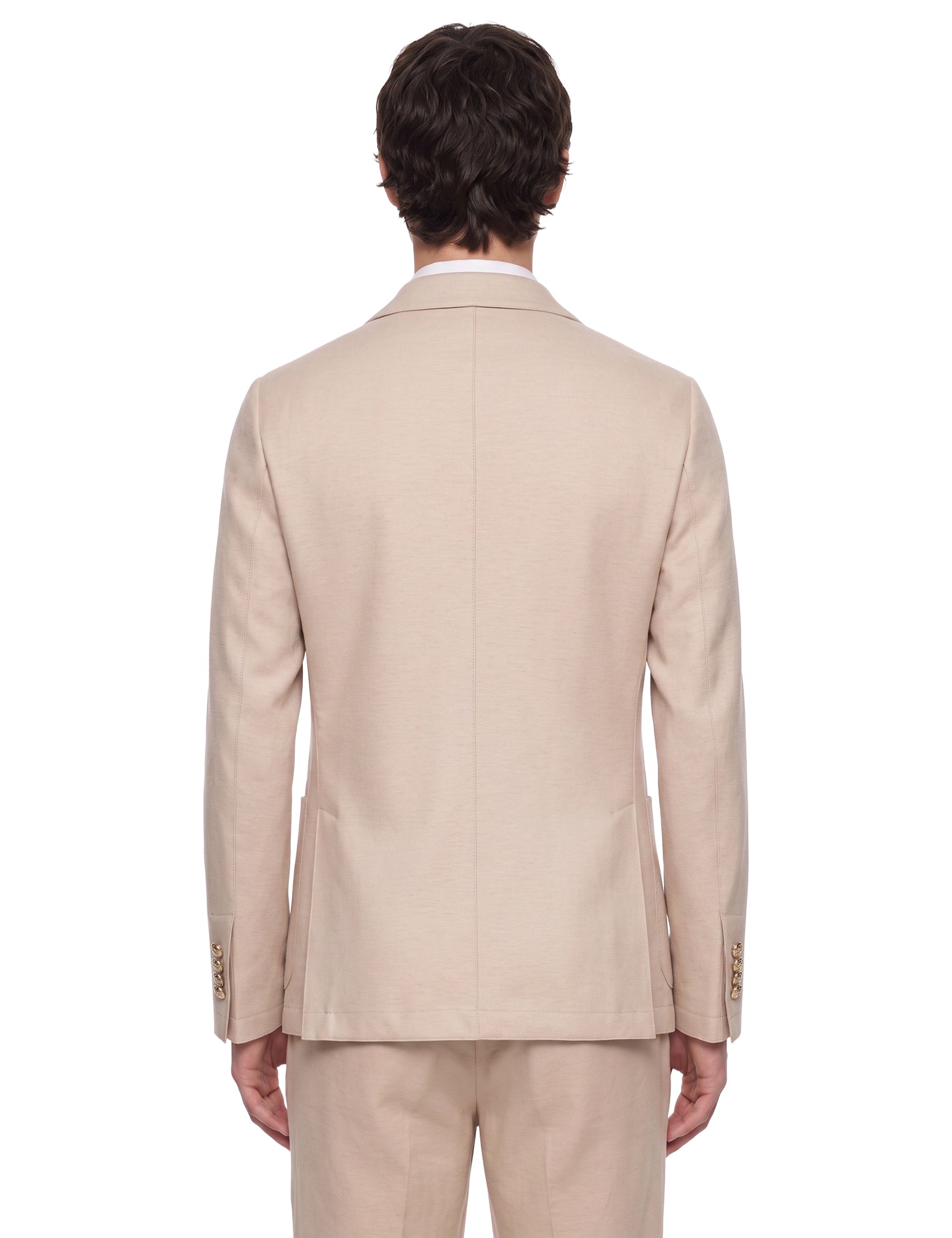 Giacca doppiopetto in beige 