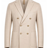 Giacca doppiopetto in beige 