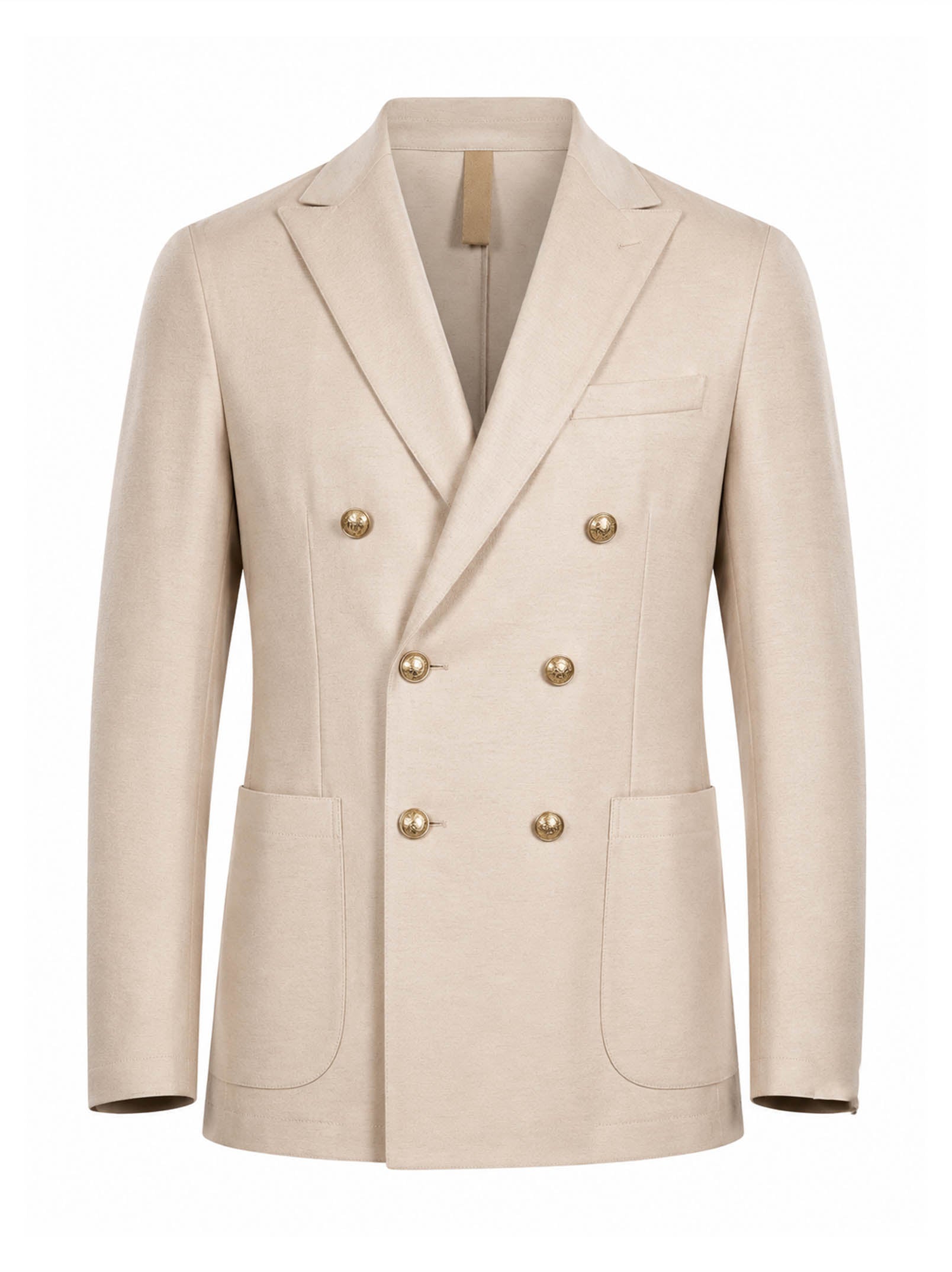 Giacca doppiopetto in beige 
