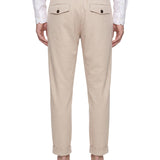 Pantaloni jogger in beige 