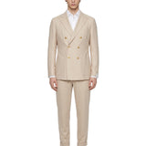 Pantaloni jogger in beige 