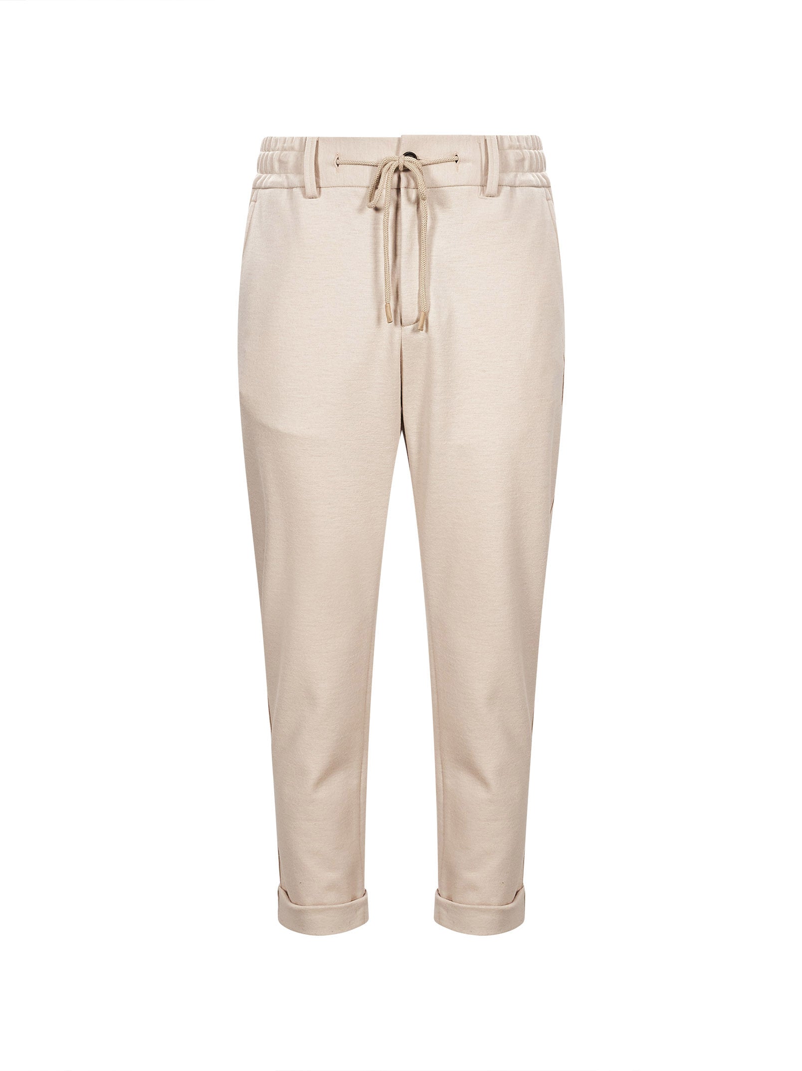 Pantaloni jogger in beige 
