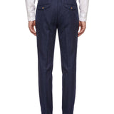 Completo soft jogger lana blu 