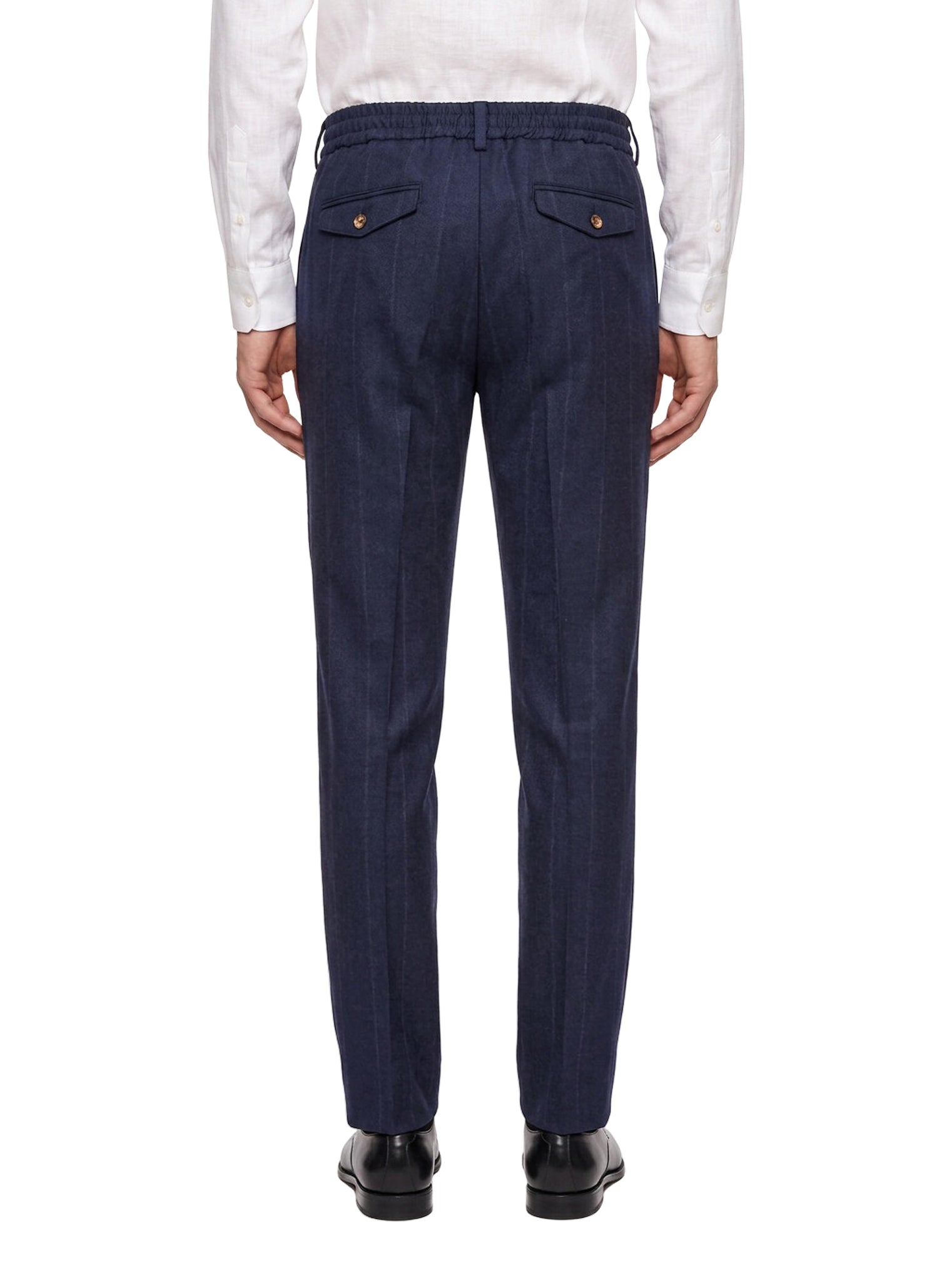 Completo soft jogger lana blu 