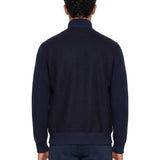 Giubbino con zip in blu 