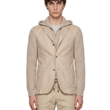 Giacca pettorina lana beige 