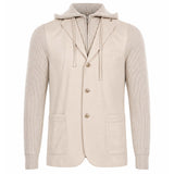 Giacca pettorina lana beige 