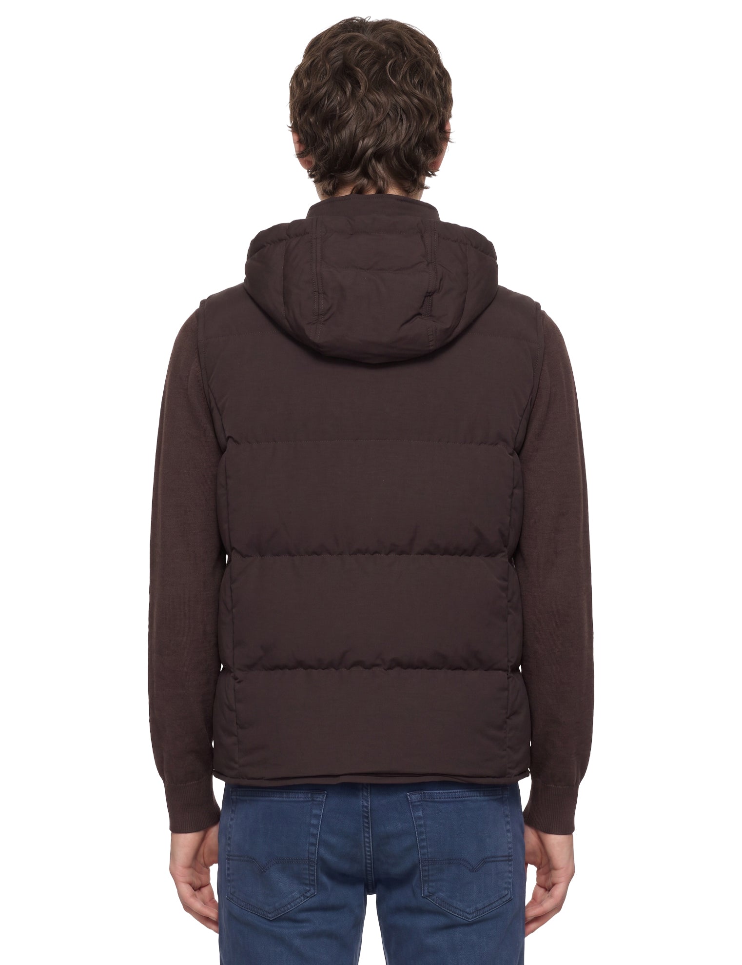 Gilet cappuccio staccabile 