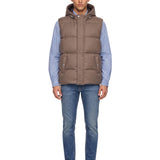 Gilet imbottito in beige 