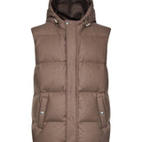 Gilet imbottito in beige 